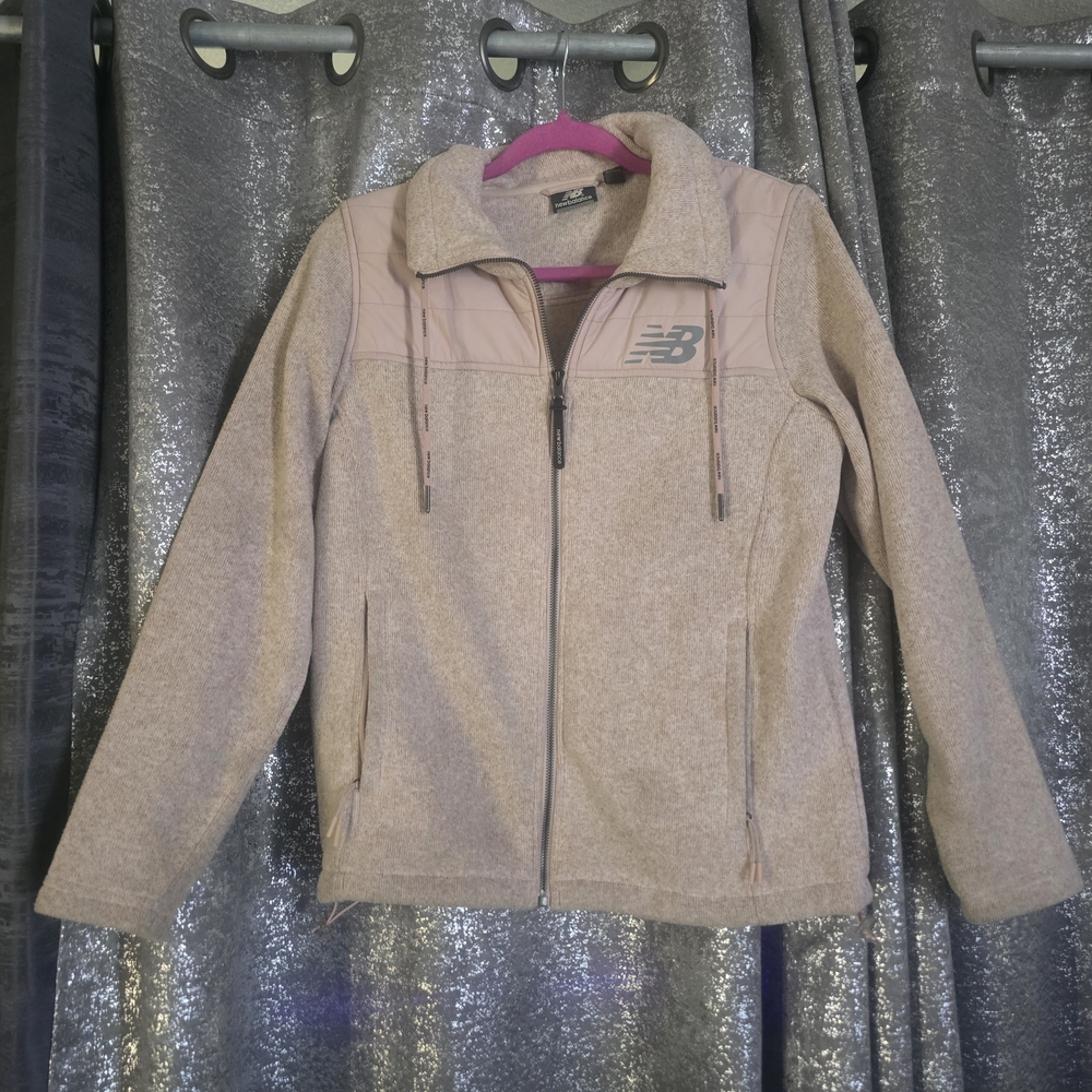 Pink New Balance Fleece Jacket Size PL